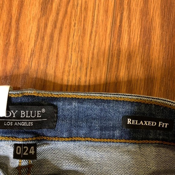 Judy Blue Womens 0‎ Relaxed Fit Distressed Jeans - Picture 4 of 12